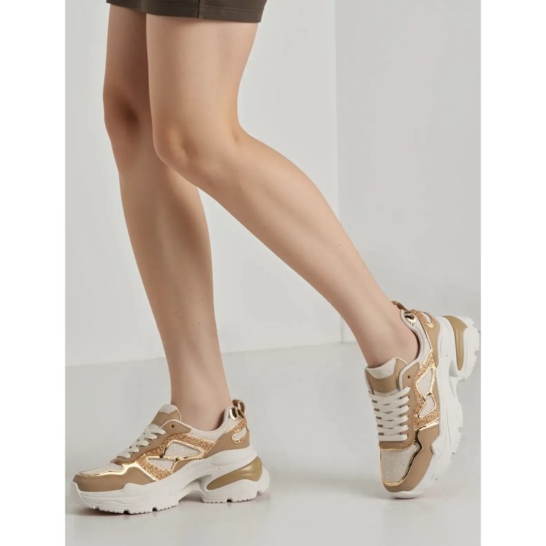 Tenisky glam khaki zelený 1