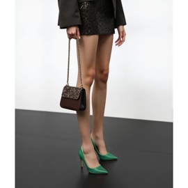 Dámské elysianské zelené čerpadly zelený 1