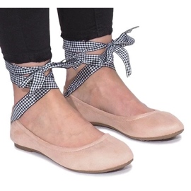 D/GMR Růžové balerínky s mašlí Acro růžový 1 D/GMR Růžové balerínky s mašlí Acro růžový 1