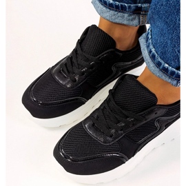 D/GMR Černé dámské tenisky Basemat černý 2