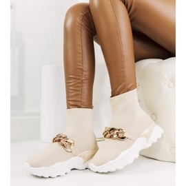 D/GMR Vysoké béžové tenisky Hurtado béžový 1