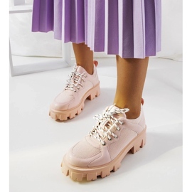 D/GMR Růžové dámské tenisky Bernic růžový 2 D/GMR Růžové dámské tenisky Bernic růžový 2