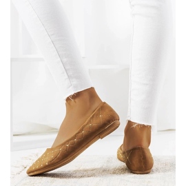 D/GMR Dámské velbloudí baleríny Kaila hnědý 2