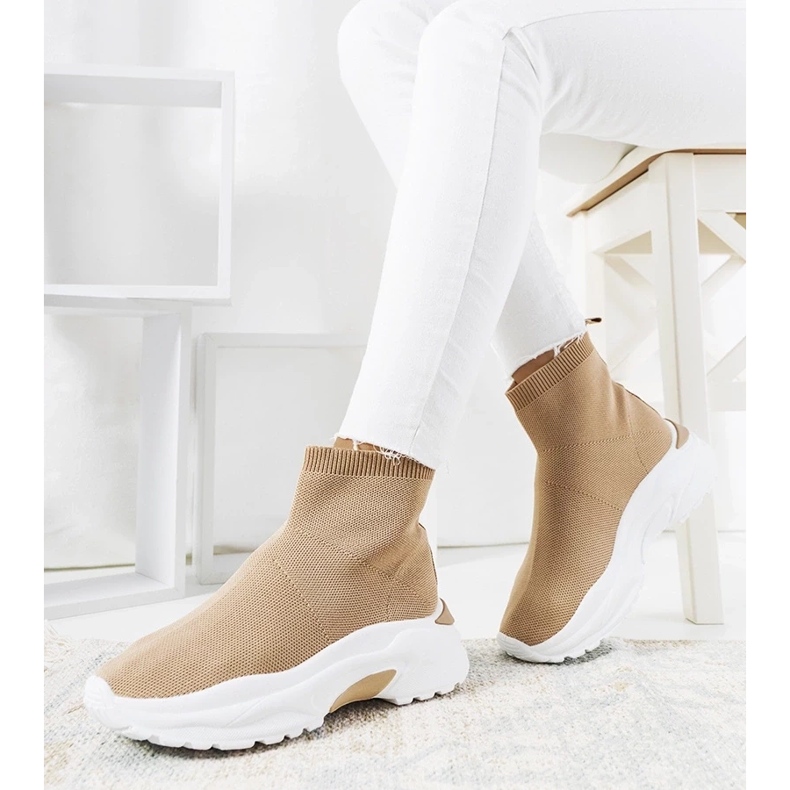 D/GMR Melissa hnědé vysoké tenisky hnědý 2