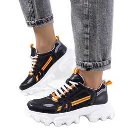 D/GMR Černé dámské tenisky Bernier černý 2