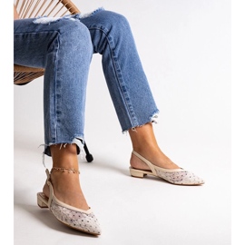 D/GMR Béžové krajkové baleríny Marlioz béžový 2 D/GMR Béžové krajkové baleríny Marlioz béžový 2