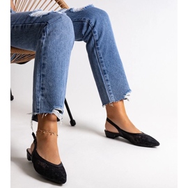 D/GMR Černé krajkové balerínky od Marlioz černá 1