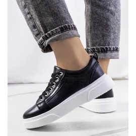 D/GMR Černé tenisky na silné podrážce Louisiana černá 2