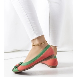 D/GMR Zelené balerínky s mašlí od Eske zelená 2