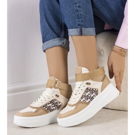 D/GMR Béžové vysoké tenisky pro kotníkové adolis béžový 2 D/GMR Béžové vysoké tenisky pro kotníkové adolis béžový 2