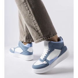 D/GMR Modré vysoké tenisky Adite modrý 2