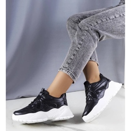 D/GMR Černé tenisky na masivní podrážce Lorene černá 1 D/GMR Černé tenisky na masivní podrážce Lorene černá 1