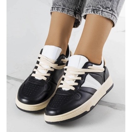 D/GMR Černé dámské tenisky Marcella béžový 2 D/GMR Černé dámské tenisky Marcella béžový 2