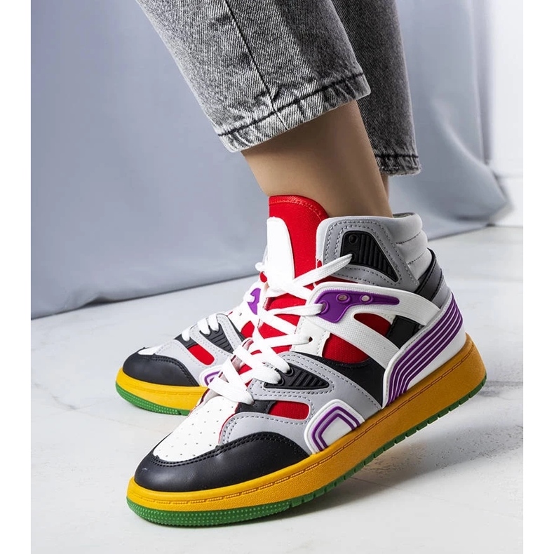 D/GMR Černé kotníkové boty značky Marjorie šedá 2