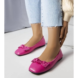 D/GMR Růžové balerínky s mašlí od Tabitha růžový 1