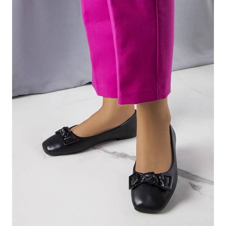 D/GMR Černé balerínky s mašlí od Tabithy černá 1 D/GMR Černé balerínky s mašlí od Tabithy černá 1