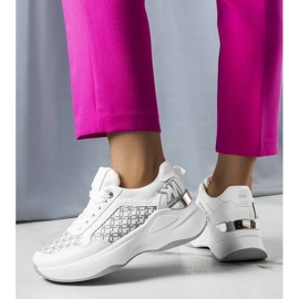 D/GMR Bílé tenisky s monogramem Margie bílý 1 D/GMR Bílé tenisky s monogramem Margie bílý 1