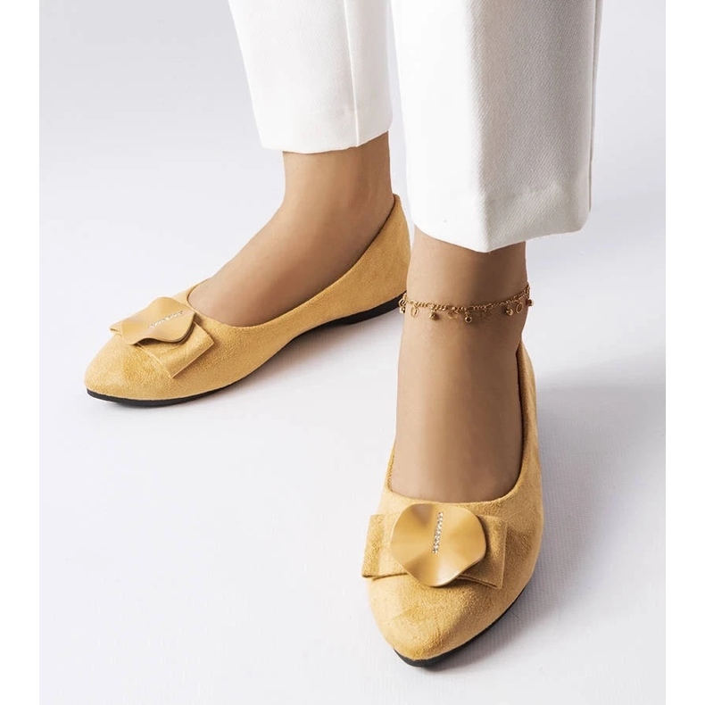 D/GMR Béžové balerínky zdobené kamínky Rémy béžový 2