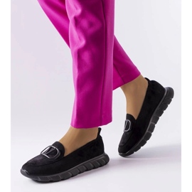 D/GMR Černé slip-on tenisky od Vinceze černý 1