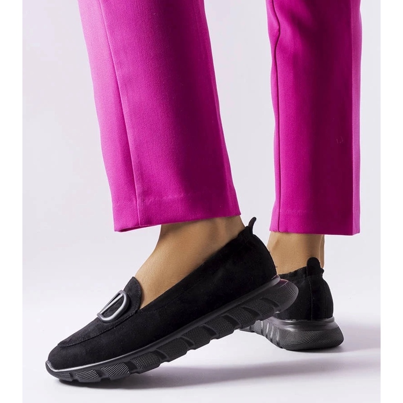 D/GMR Černé slip-on tenisky od Vinceze černý 2