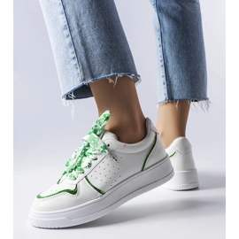 D/GMR Bílé tenisky převázané stuhou Pryor bílý 2