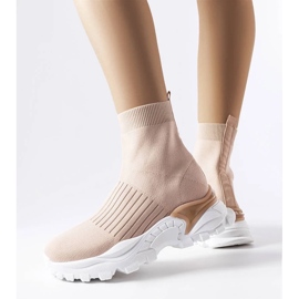 D/GMR Béžové tenisky s elastickým svrškem značky Antonio béžový 1