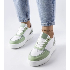 D/GMR Zelené tenisky na platformě Tooele zelený 1