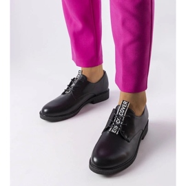 D/GMR Černé šněrovací boty z Edmontonu černý 2