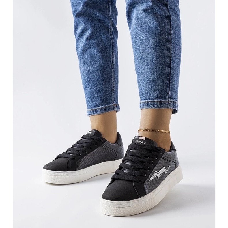 D/GMR Černé tenisky Vernadeau černá 1