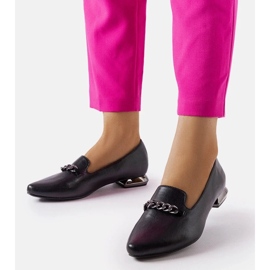 D/GMR Černé balerínky s koženou stélkou od Lovato černá 2