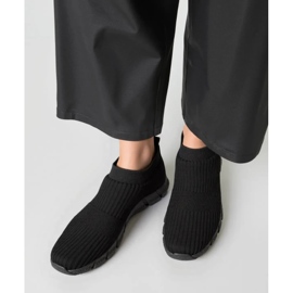 Dámské černé boty černý 2