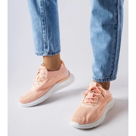 D/GMR Oranžové a bílé tenisky od Nelson oranžový 1