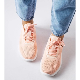 D/GMR Oranžové a bílé tenisky od Nelson oranžový 2