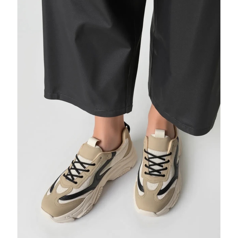 Dámské černé tenisky Zenna béžový 2 Dámské černé tenisky Zenna béžový 2