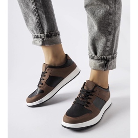 D/GMR Hnědočerné tenisky Jacqueline hnědý 1