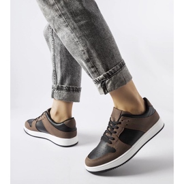 D/GMR Hnědočerné tenisky Jacqueline hnědý 2