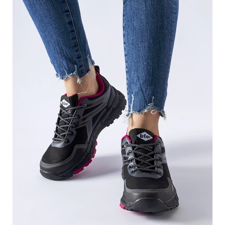 D/GMR Černé tenisky Aqua Shell LCJ-22-01-1370L černá 2