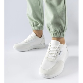 D/GMR Bílé látkové tenisky Geraldino bílý 2