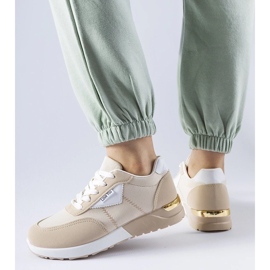 D/GMR Béžové látkové tenisky Geraldino béžový 1 D/GMR Béžové látkové tenisky Geraldino béžový 1