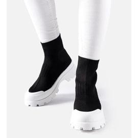 D/GMR Černé tenisky s pružným svrškem Varden černá 2 D/GMR Černé tenisky s pružným svrškem Varden černá 2