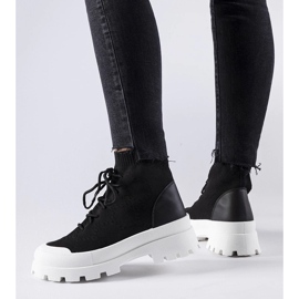 D/GMR Černé vysoké tenisky Éric černá 2