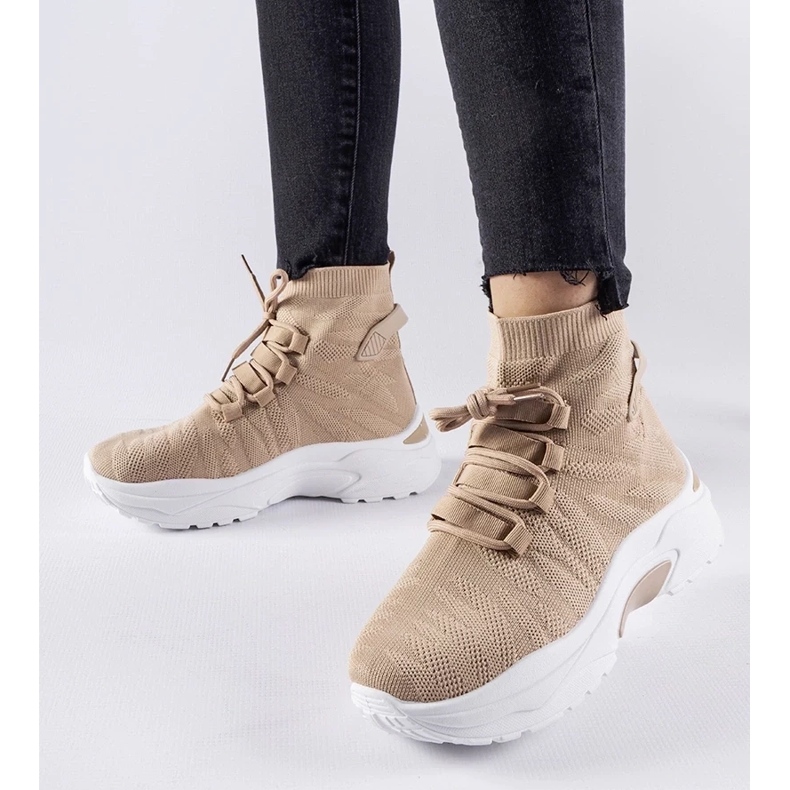 D/GMR Hnědé vysoké tenisky Vigatto hnědý 1