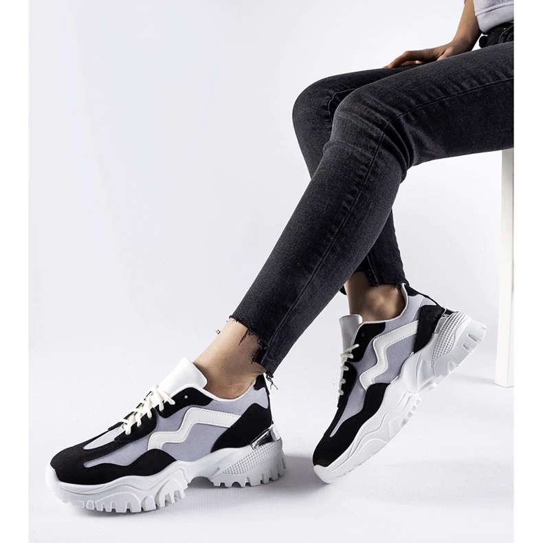 D/GMR Černošedé masivní tenisky Gironic černý 2