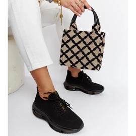 D/GMR Černé tenisky na platformě Goe JJ2N4080 černý 2