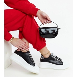 D/GMR Černé tenisky na platformě Goe NN2N4034 černý 2