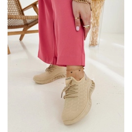 D/GMR Béžové látkové tenisky Mira béžový 1