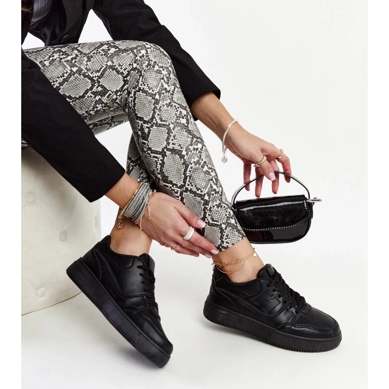 D/GMR Mentha černé tenisky na platformě černá 1