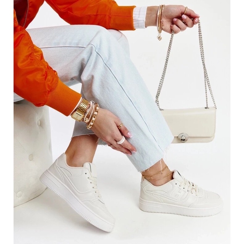 D/GMR Béžové tenisky na platformě Mentha béžový 1 D/GMR Béžové tenisky na platformě Mentha béžový 1