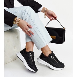 D/GMR Černé tenisky na platformě Taima černý 1