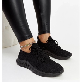 D/GMR Černé látkové tenisky Milena černá 1